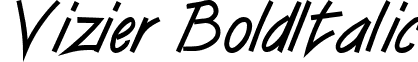 Vizier BoldItalic font - Vizier_BoldItalic.ttf