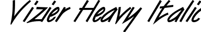 Vizier Heavy Italic font - Vizier_Heavy_Italic.ttf