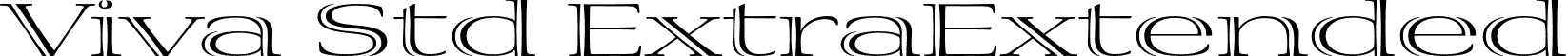 Viva Std ExtraExtended font - VivaStd-ExtraExtended.otf