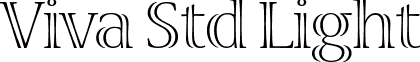 Viva Std Light font - VivaStd-Light.otf