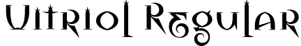 Vitriol Regular font - Vitriol.otf