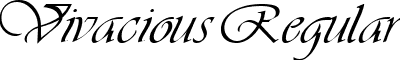 Vivacious Regular font - Vivacious_Regular.ttf