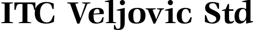 ITC Veljovic Std font - VeljovicStd-Bold.otf