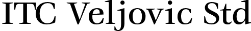 ITC Veljovic Std font - VeljovicStd-Medium.otf