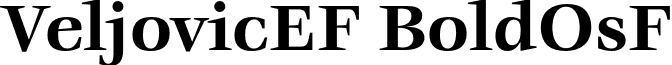 VeljovicEF BoldOsF font - VeljovicEF-BoldOsF.otf