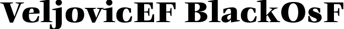 VeljovicEF BlackOsF font - VeljovicEF-BlackOsF.otf