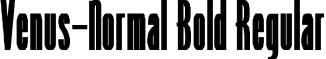 Venus-Normal Bold Regular font - Venus-Normal_Bold.ttf