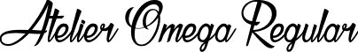 Atelier Omega Regular font - Atelier_Omega.ttf