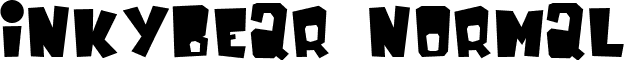 InkyBear Normal font - INKYBEAR.TTF