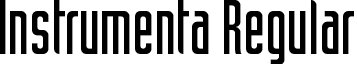 Instrumenta Regular font - Instrumenta.ttf