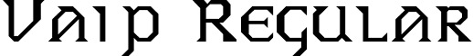 Vaip Regular font - Vaip.ttf