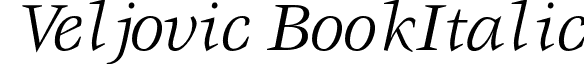 Veljovic BookItalic font - VeljovicBookItalic.otf