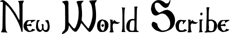 New World Scribe font - Gothic_Birthday_Cake.otf