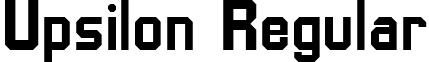 Upsilon Regular font - Upsilon_Regular.ttf