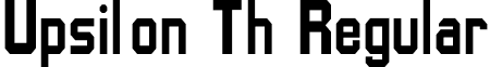 Upsilon Th Regular font - Upsilon_Th.ttf