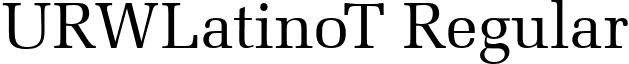 URWLatinoT Regular font - URWLatinoT.ttf