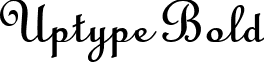 Uptype Bold font - Uptype_Bold.ttf