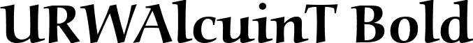 URWAlcuinT Bold font - URWAlcuinT_Bold.ttf