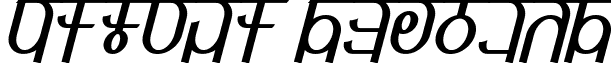 Qijomi Regular font - Qijomi Italic.otf
