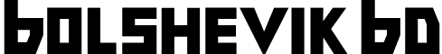 Bolshevik Bd font - BolshevikBd.otf