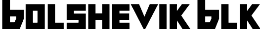 Bolshevik Blk font - BolshevikBlk.otf