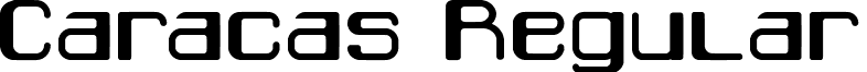 Caracas Regular font - Caracas.ttf