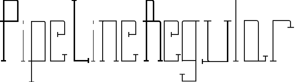 Pipe Line Regular font - font.ttf