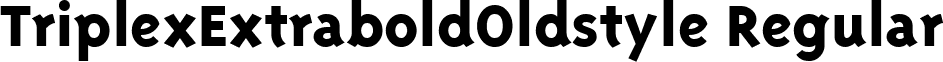 TriplexExtraboldOldstyle Regular font - TriplexExtraboldOldstyle_Regular.ttf