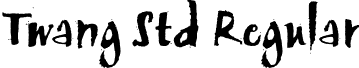 Twang Std Regular font - TwangStd.otf