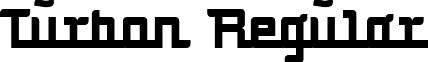 Turbon Regular font - Turbon.ttf