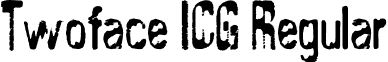 Twoface ICG Regular font - Twoface_ICG.ttf