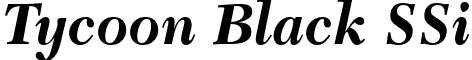 Tycoon Black SSi font - Tycoon_Black_SSi_Bold_Italic.ttf