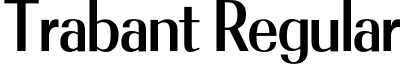 Trabant Regular font - Trabant.otf