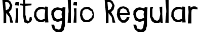 Ritaglio Regular font - Ritaglio.ttf