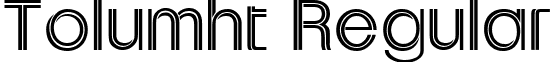 Tolumht Regular font - Tolum.ttf