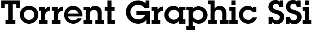 Torrent Graphic SSi font - Torrent_Graphic_SSi_Semi_Bold.ttf