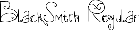 BlackSmith Regular font - BlackSmith.ttf