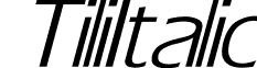 Tili Italic font - Tili_Italic.ttf