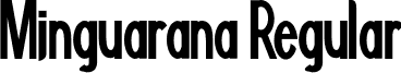 Minguarana Regular font - MINGUARA.OTF