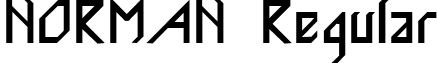 NORMAN Regular font - normanb_.ttf