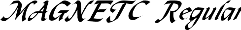 MAGNETC Regular font - magnetc_.ttf