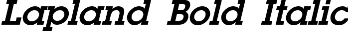 Lapland Bold Italic font - lap_bi.ttf