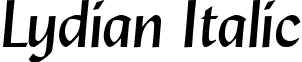 Lydian Italic font - lydian italic bt.ttf