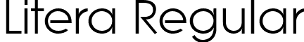 Litera Regular font - litera regular.ttf