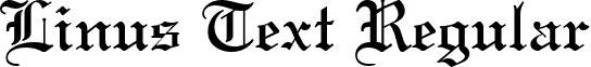 Linus Text Regular font - linus text.ttf