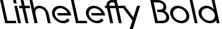 LitheLefty Bold font - lithlfb.ttf