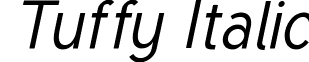 Tuffy Italic font - Tuffy-Italic.ttf