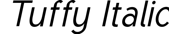 Tuffy Italic font - Tuffy_Italic.ttf