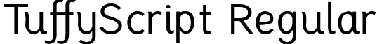 TuffyScript Regular font - TuffyScript-Regular.ttf