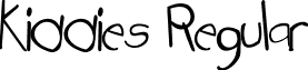 Kiddies Regular font - kiddies.ttf